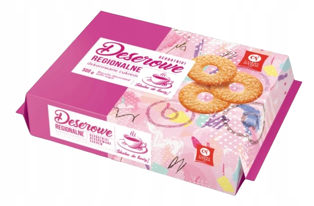 Levně 3x Sušenky zdobené cukrem 500 g Cukry Nyskie