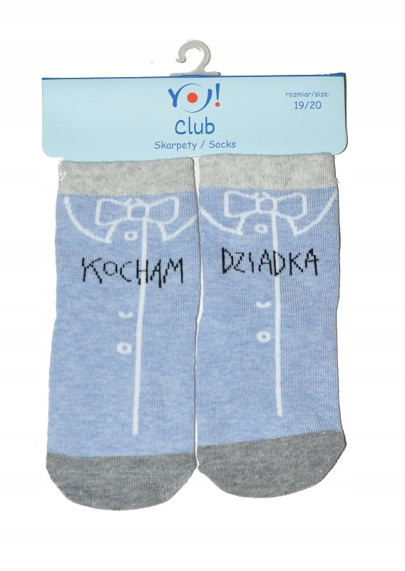 

Yo! Club skarpetki Kocham Dziadka bawełna 19-20