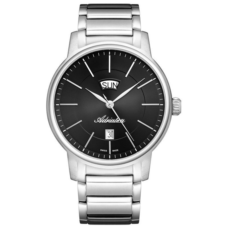 Pánské Hodinky Adriatica A1144.5114Q stříbrný náramek