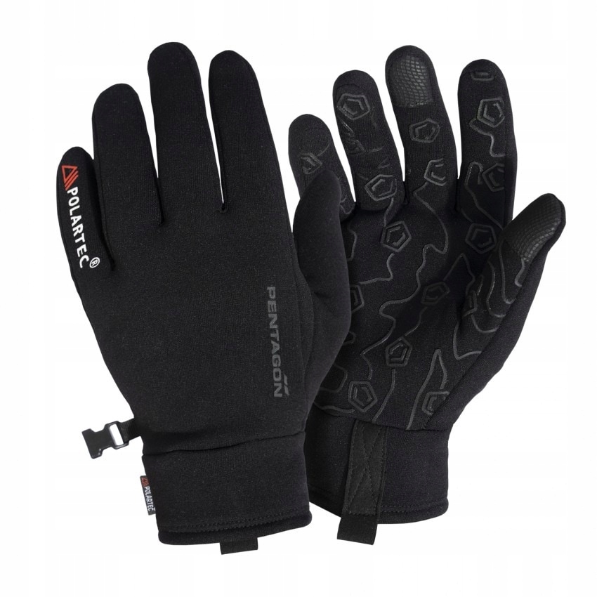 Rękawice rękawiczki ciepłe Pentagon Ursus Power Stretch Polartec Black XL