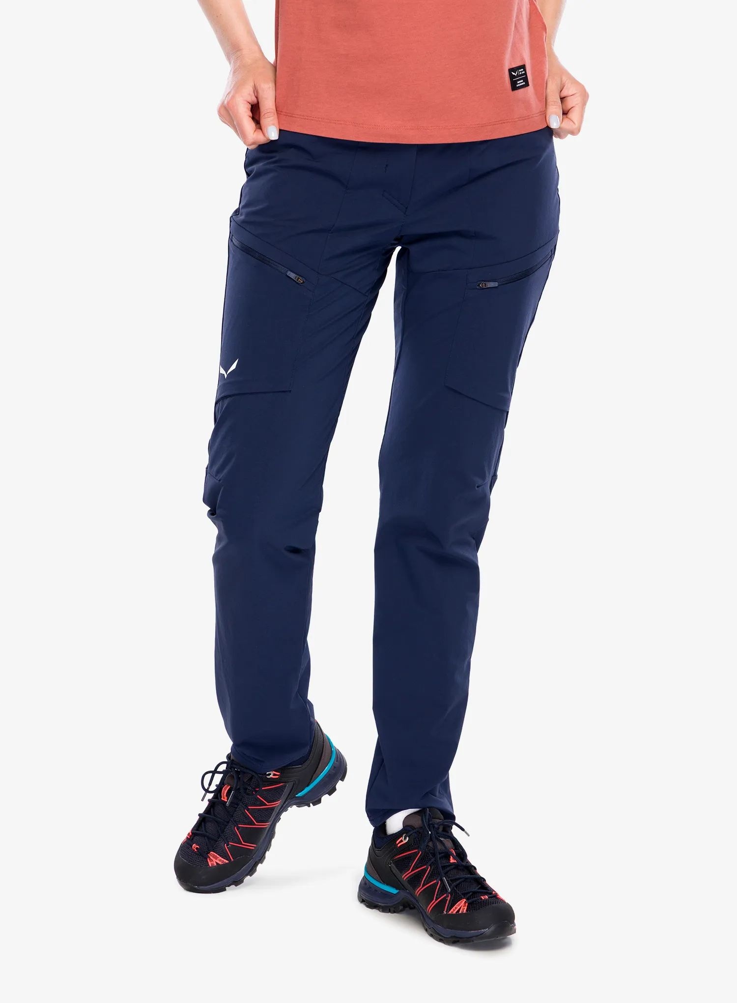Dámské trekové kalhoty Salewa Puez Dst Cargo Pants navy 40 (L)