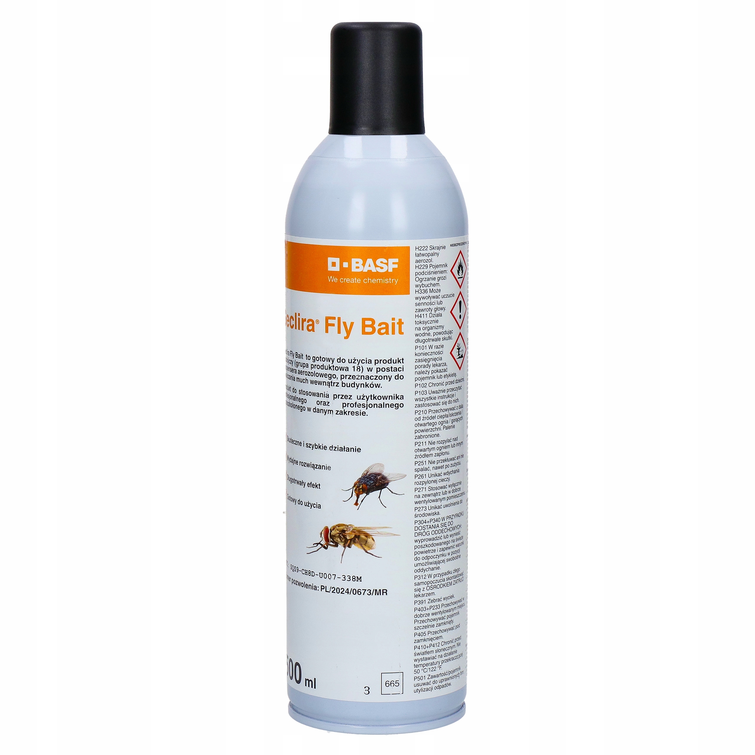 OPRYSK SPRAY ŚRODEK PREPARAT NA MUCHY OWADY DO ZWALCZANIA MUCH BASF 500ML Producent BASF