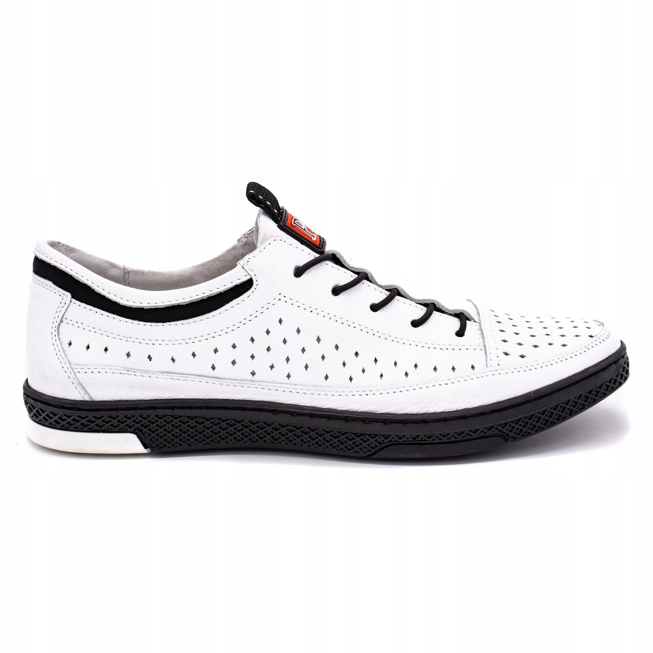

Buty Męskie Skóra Lato K22L Białe Polskie 40