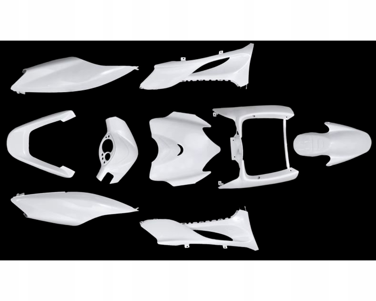 ZESTAW PLASTIKÓW BIAŁY YAMAHA JOG RR