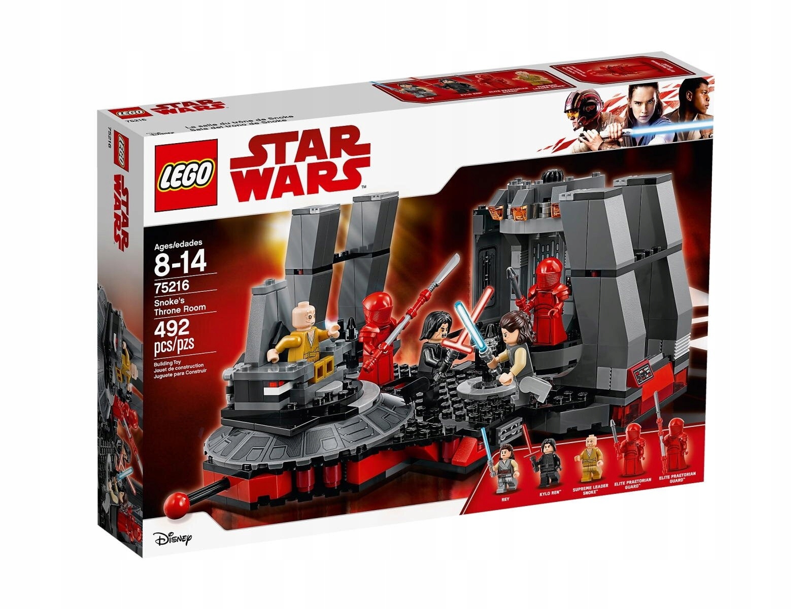 Lego Star Wars 75216 Snokeova trůnová síň Nové