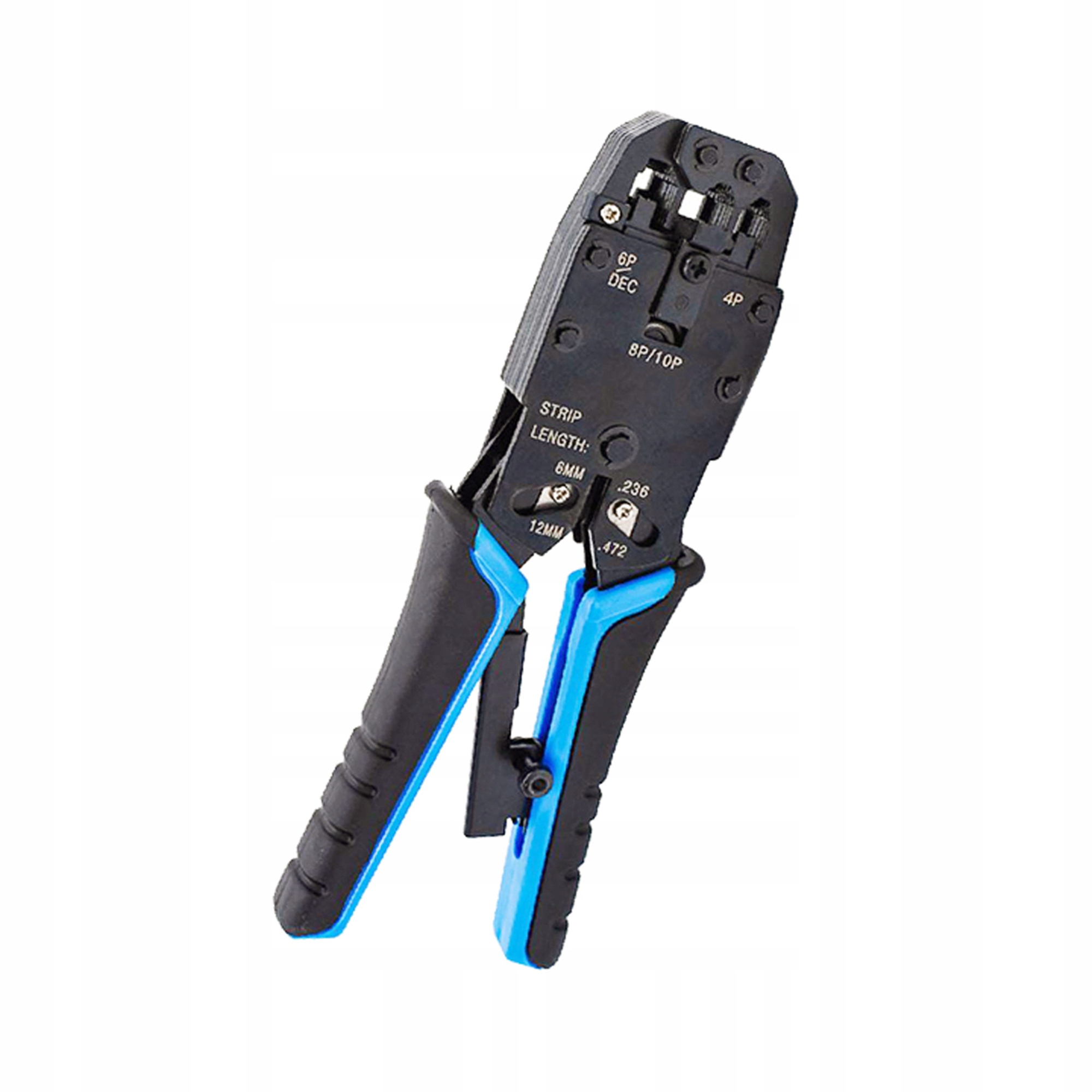 Zaciskarka wtyków RJ-45 4P/6P/8P RJ-12 RJ11 ściągacz izolacji