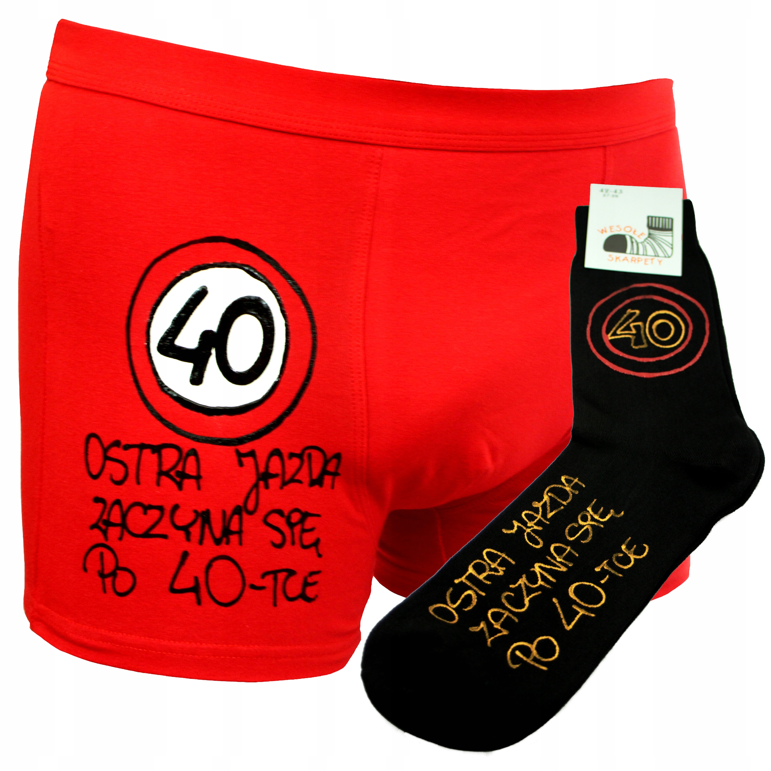 

Bokserki i Skarpety na Urodziny 18 30 40