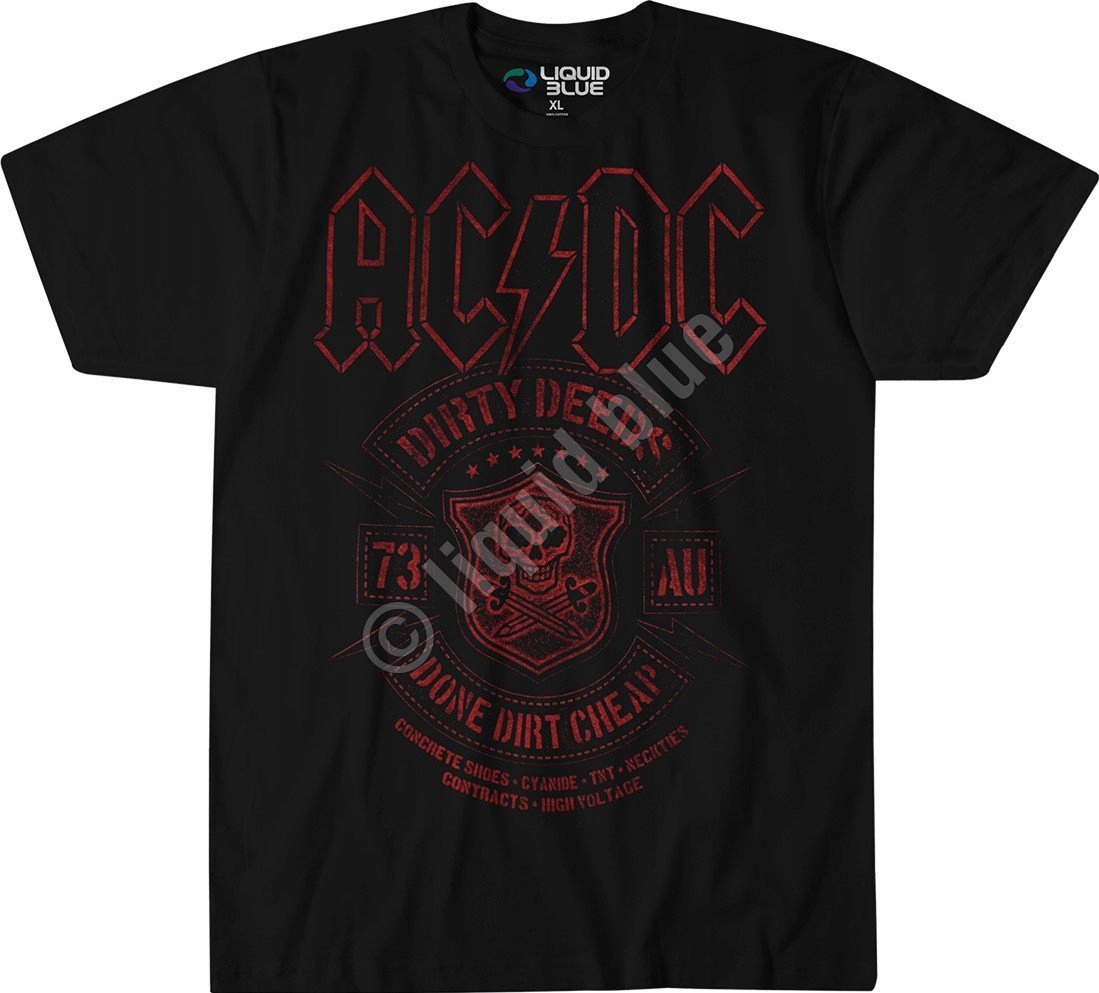 Acdc Done Dirt Cheap Liquid Blue S