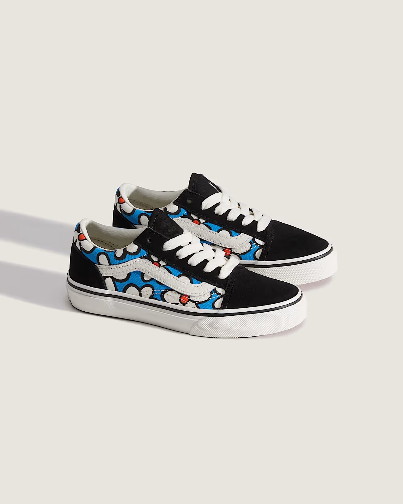 Vans Buty Dziecięce Old Skool Painted Floral Bright Azure 32,5