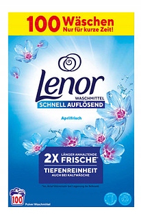 Levně Lenor Prací prášek Univerzální Aprilfrisch 6 kg