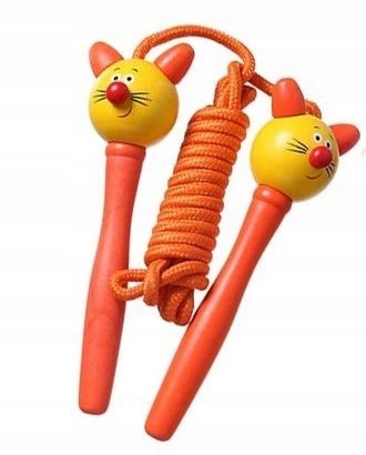 

Skakanka Z Drewnianym Uchwytem Askato