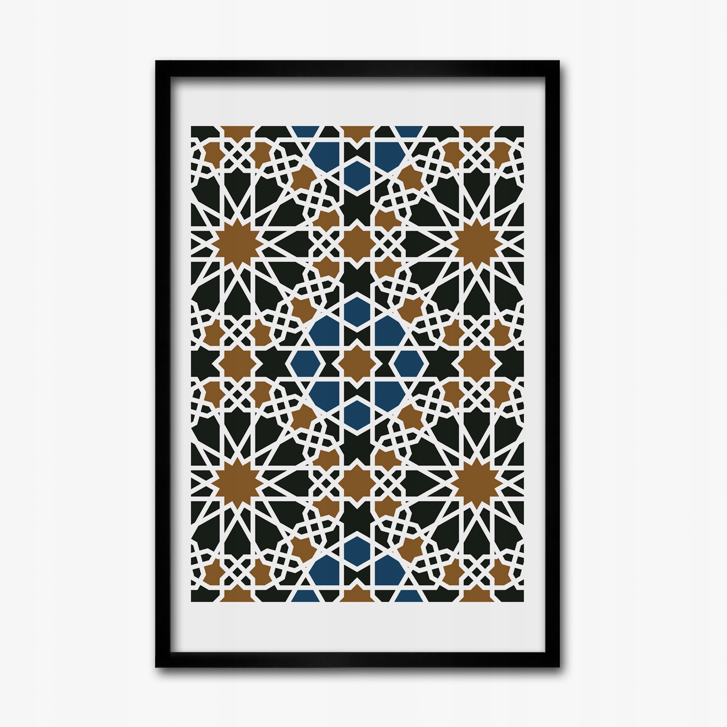 Obraz v rámu na zeď Mozaika geometrie 40x60