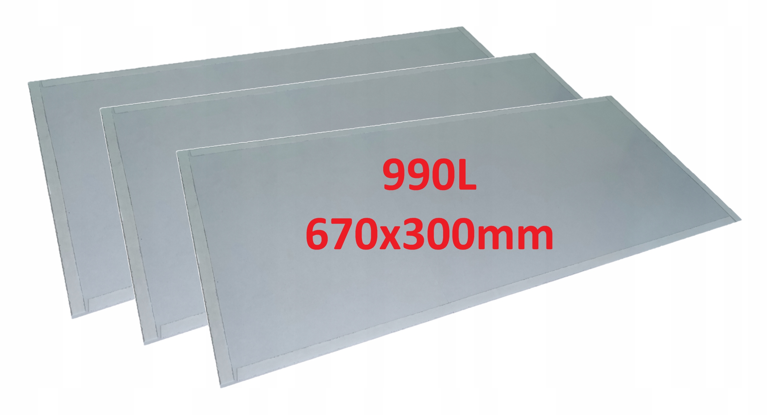 Folia ochronna 670x300mm Piaskarka Kabinowa 990L