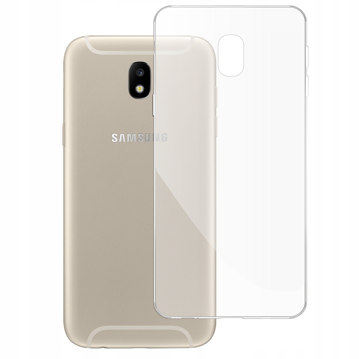 

Etui do Samsung Galaxy J7 2017 gumowe Slim Clear