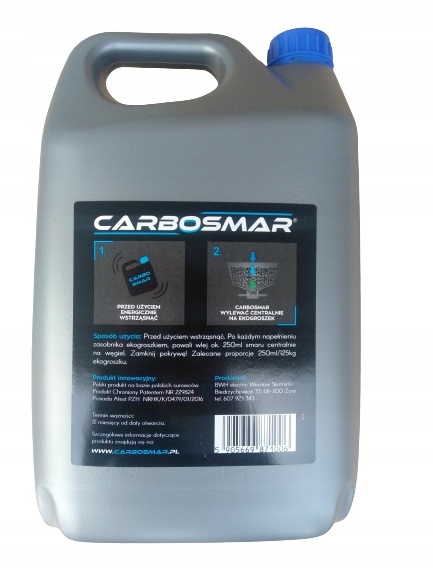 CARBOSMAR PŁYNNY SMAR 5L DO KOTŁÓW NA EKOGROSZEK Rodzaj inny rodzaj