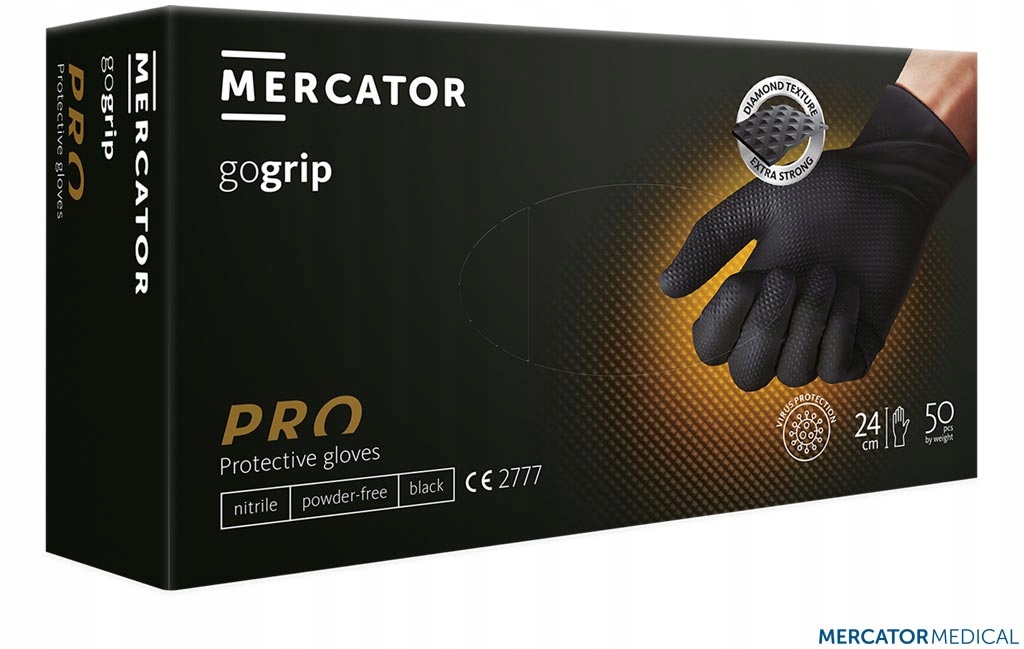 

Rękawice Nitrylowe Ochronne Bezpudrowe Gripgo 2XL