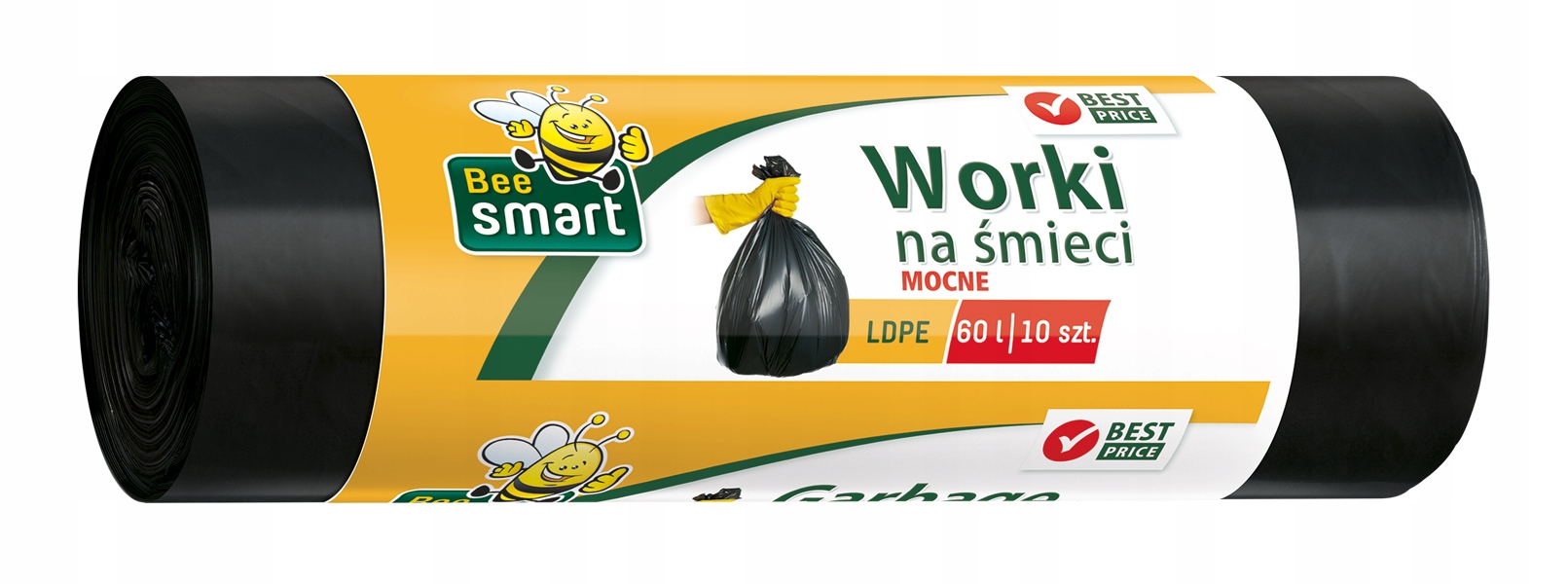 

Worki na śmieci Bee Smart czarne 60l 10szt.