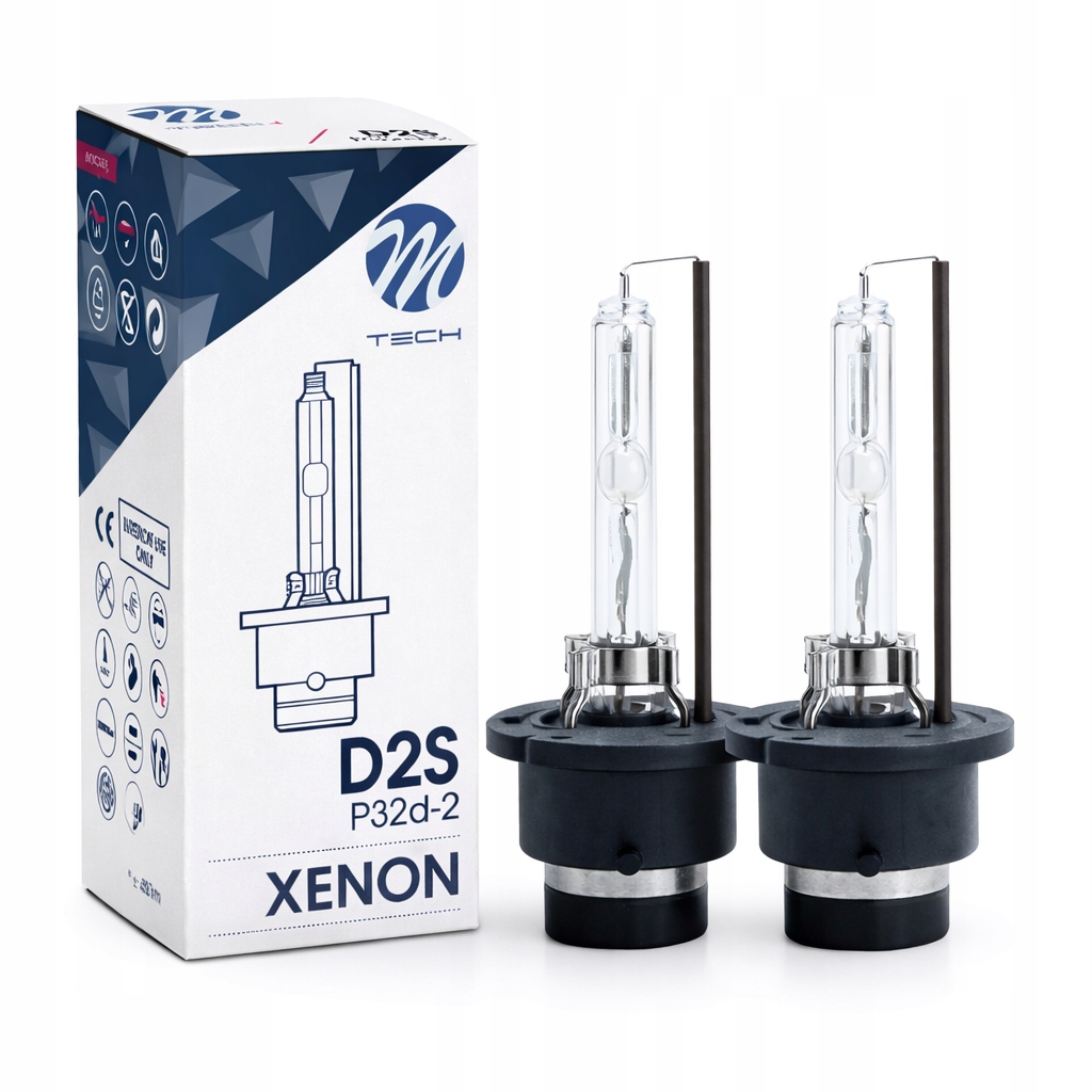 2x Żarówka xenon Żarnik D2S seria Basic 35W 85V 4300K M-tech *komplet*
