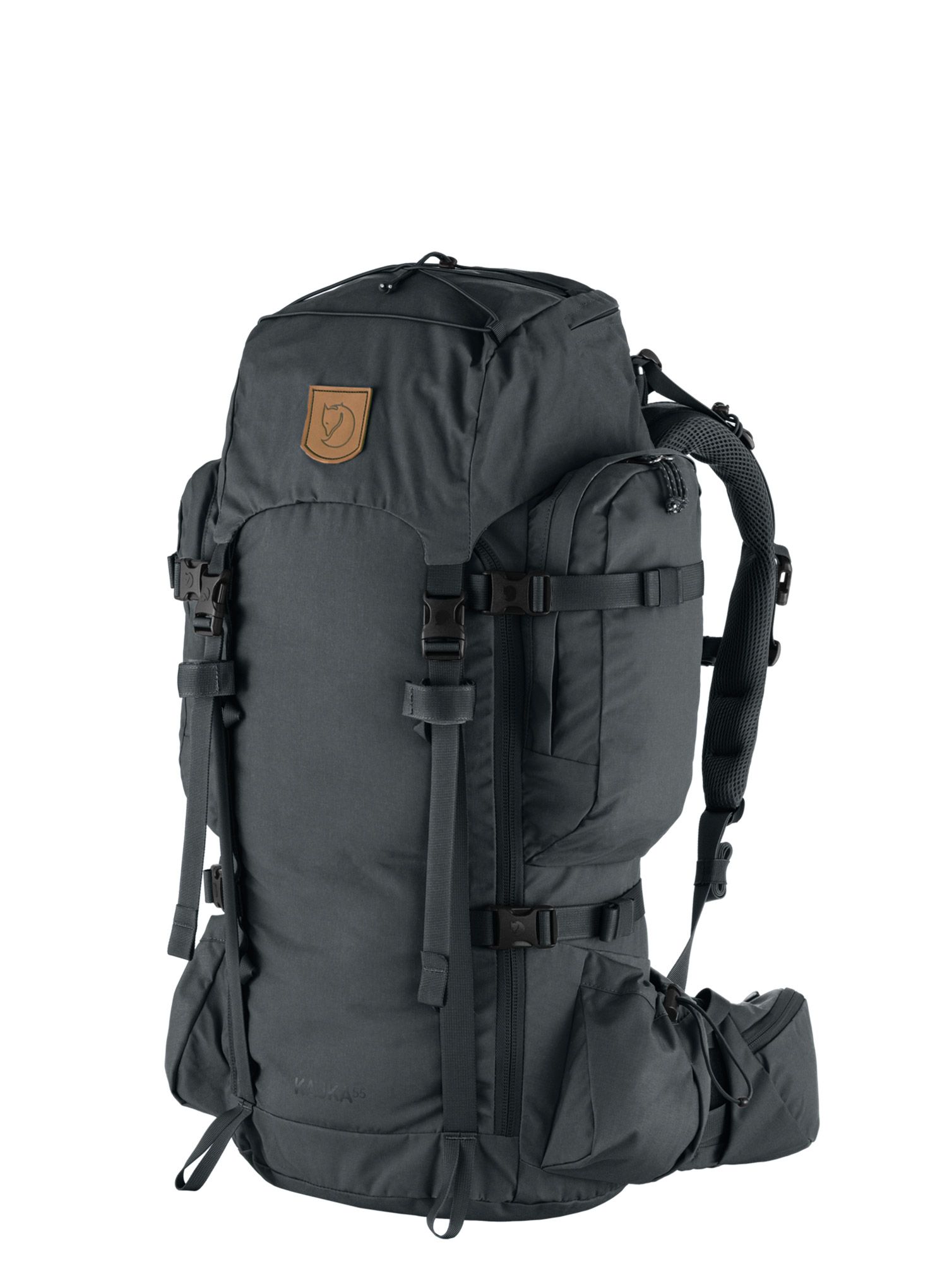 Plecak trekkingowy Fjallraven Kajka 55 coal black S-m