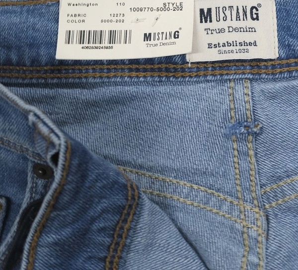 MUSTANG WASHINGTON męskie jeansy slim W33 L34 Model Washington