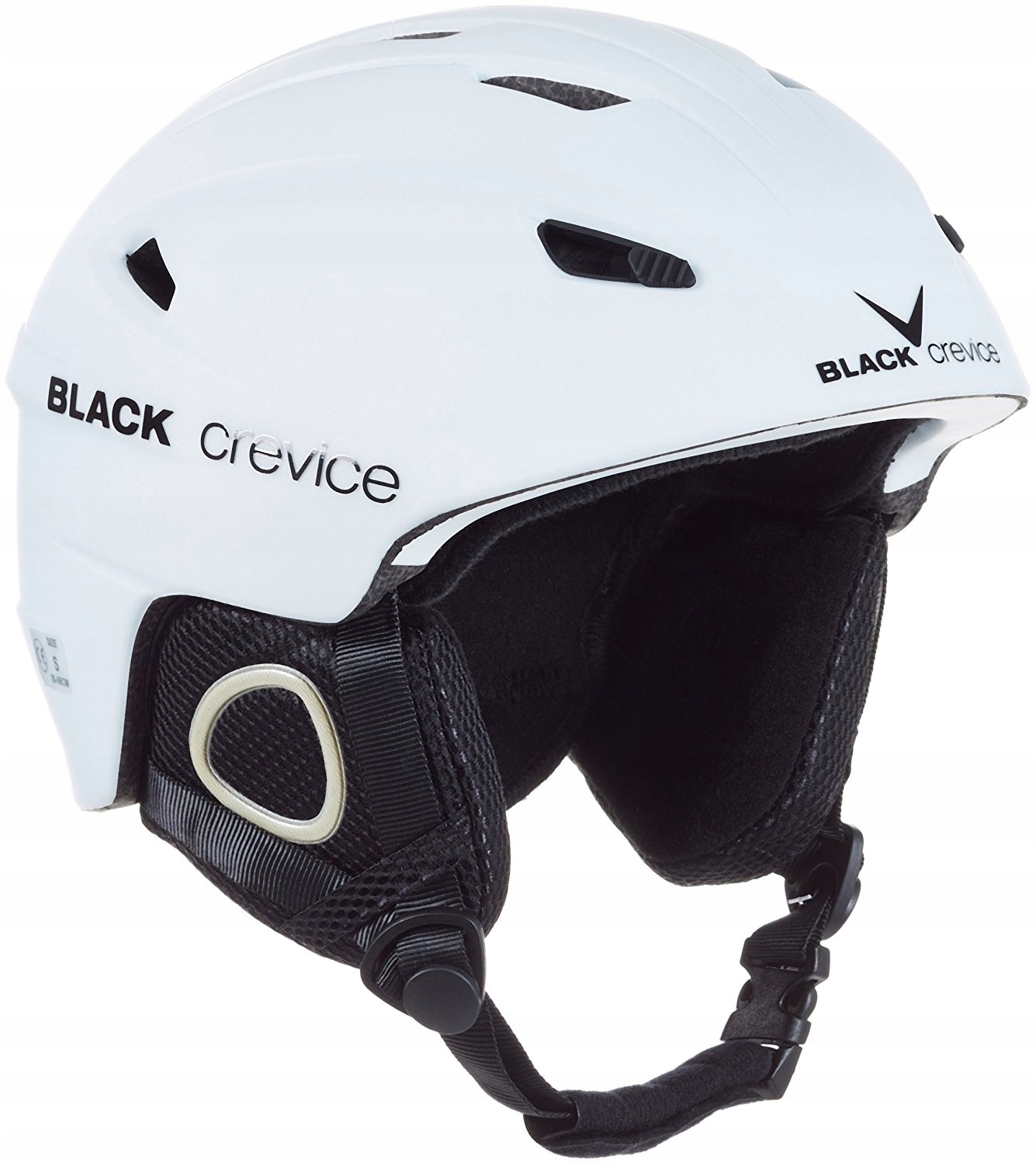 KA348 Black Crevice Kitzbuhel Kask Narciarski M 57-58 cm Biały