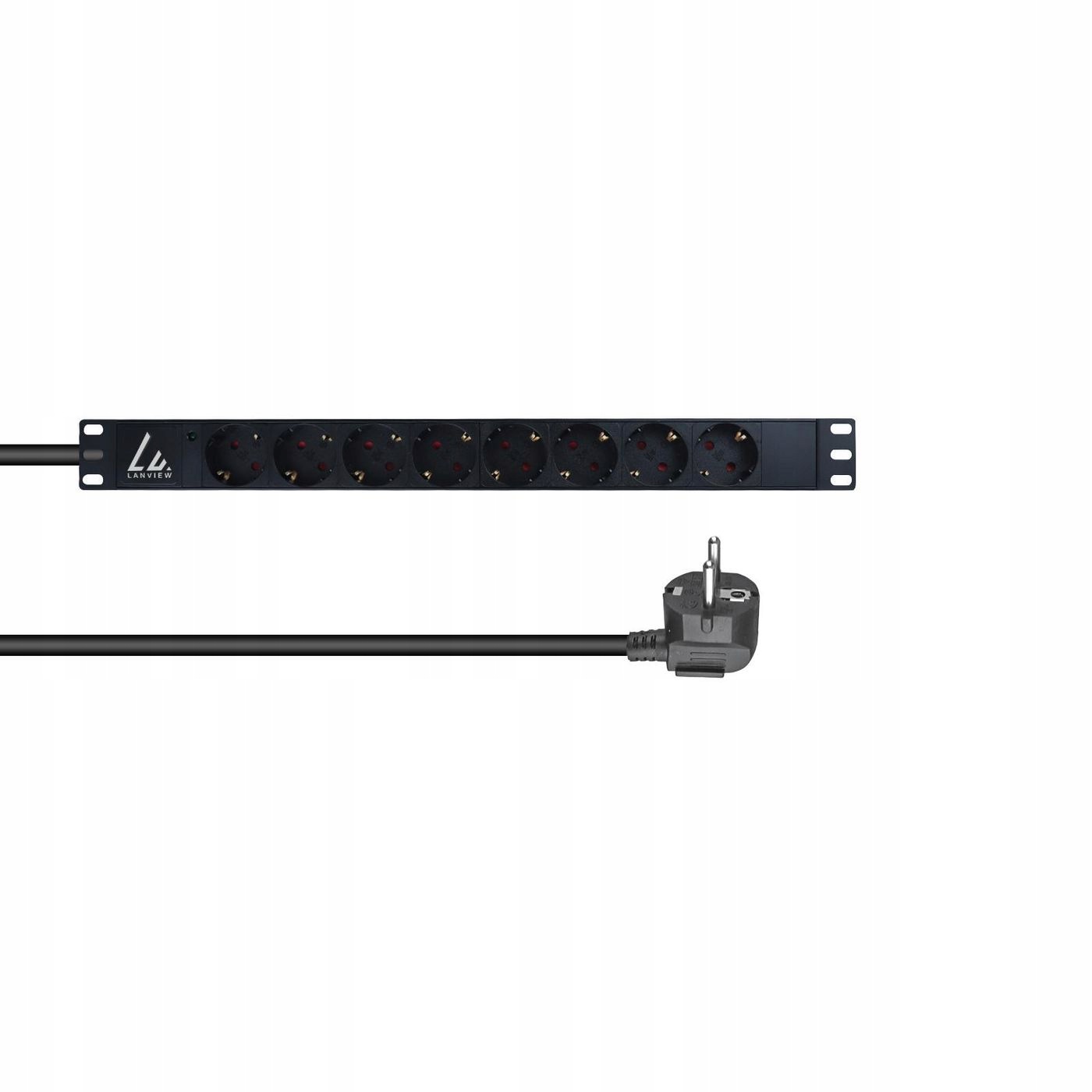 Lanview 19" rack mount power strip,