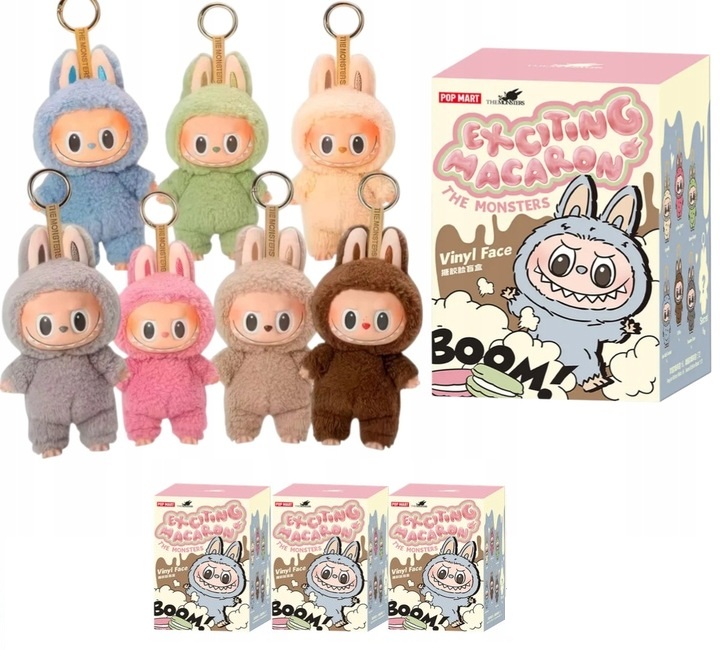LABUBU THE MONSTERS HaveASeat 3セット LABUBU THE MONSTERS HAVE A SEAT - pluszowa maskotka brelok