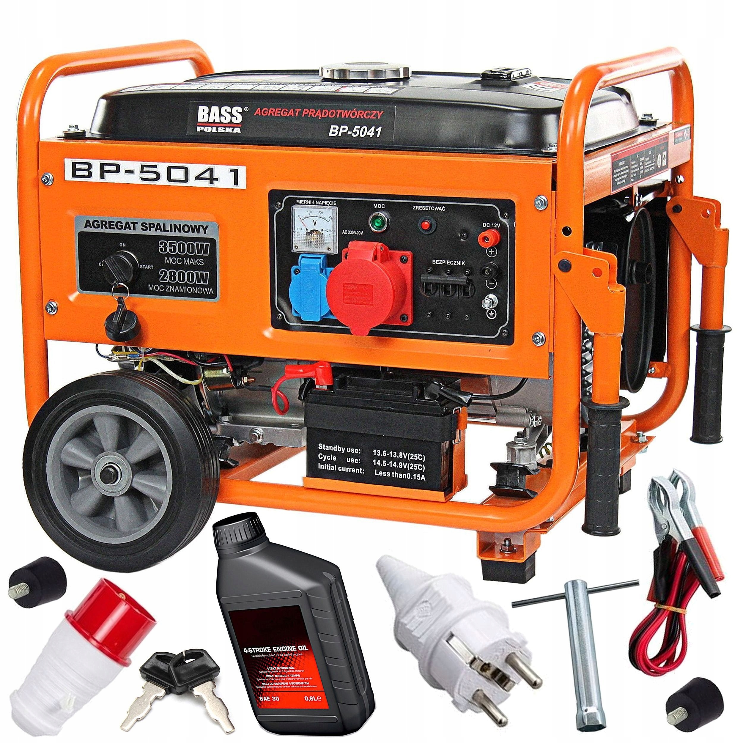 

Agregat Generator Prądotwórczy KW6500 Miedź Avr+