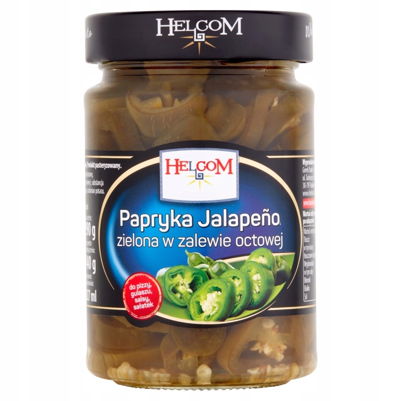 Helcom Papryka Jalapeno zielona w zalewie 290 g