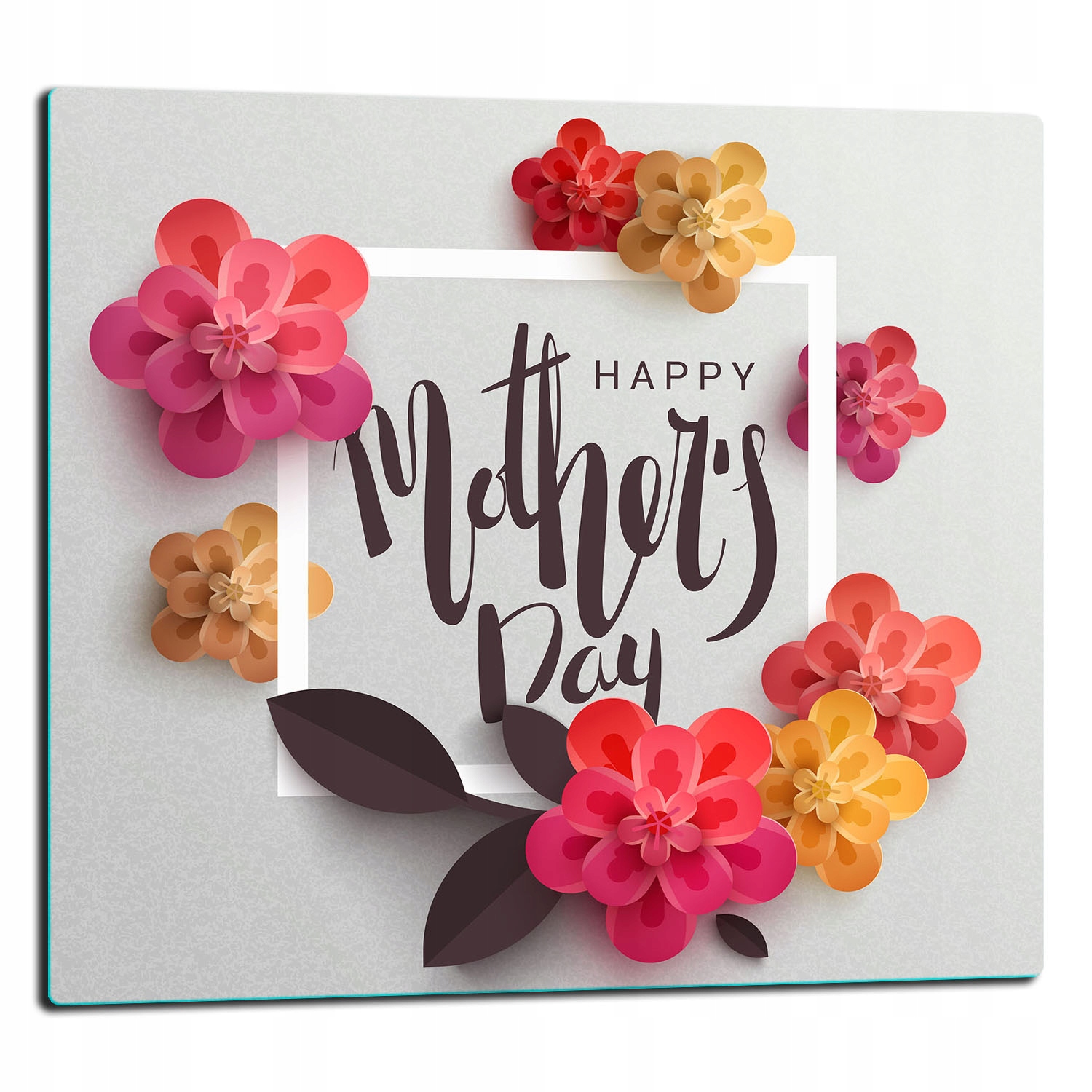 7v1 Skleněná Deska Ochranný Panel 65x60 Nápis Tvrzené Sklo