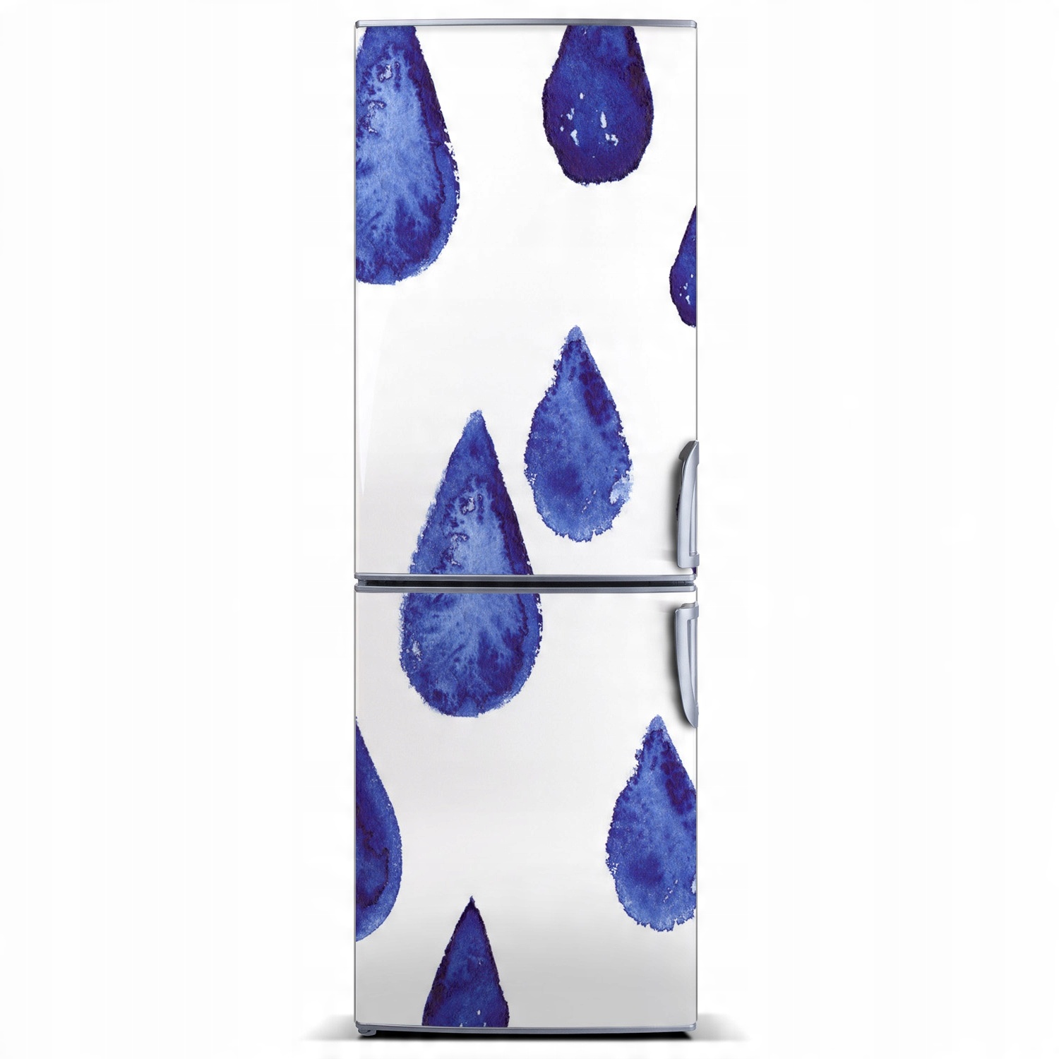 

Magnes na lodówkę Niebieskie krople 60x180