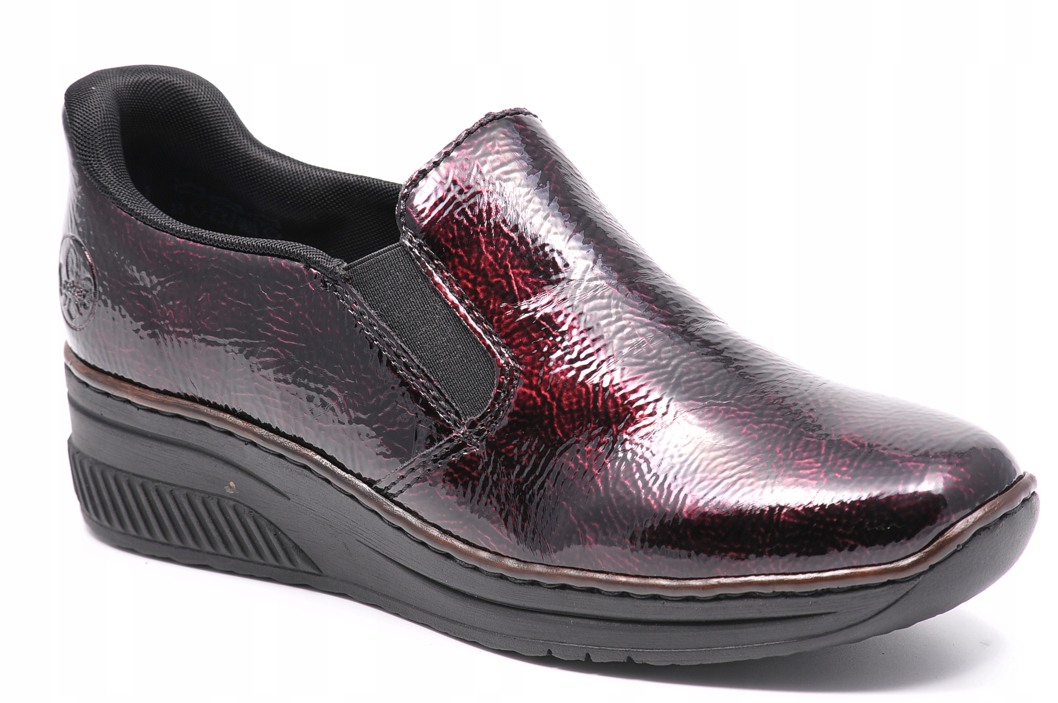 Polobotky Rieker 48761-35 Bordó Velikost 38