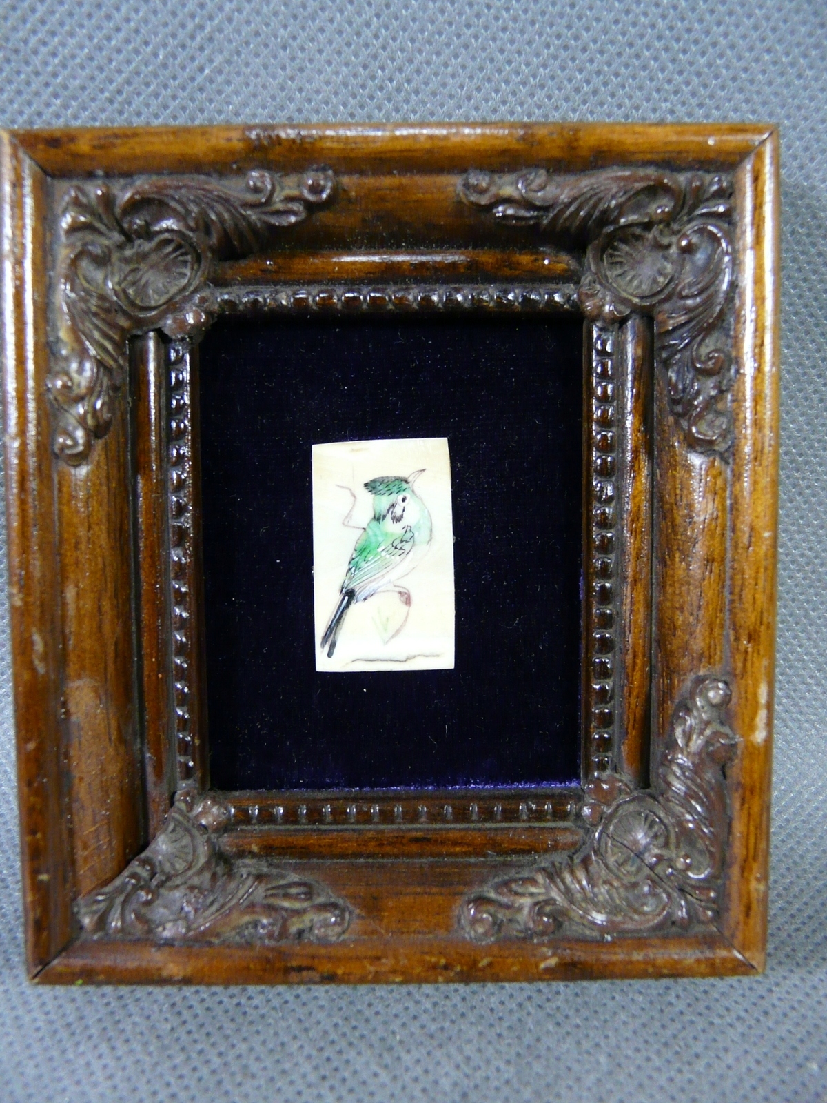 MINIATURA, OBRAZ OLEJNY NA KOŚCI XX w.