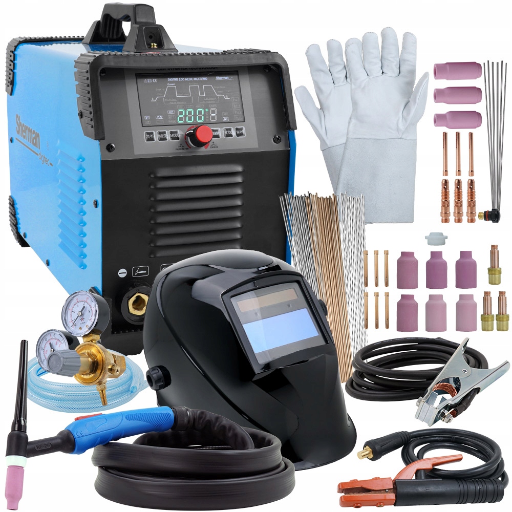 Spawarka TIG AC/DC Sherman TIG 200 Multipro Puls