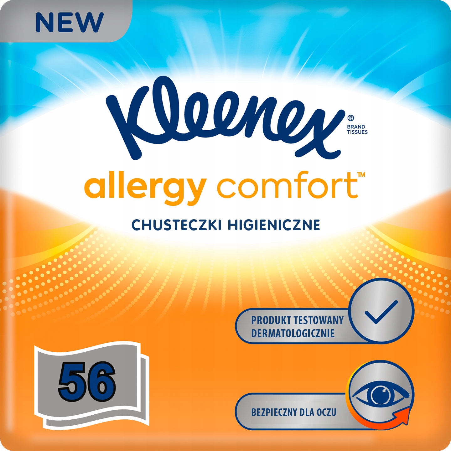 

Kleenex 56szt Box Allergy Comfort Chusteczki