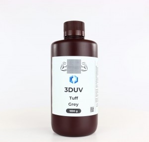 Uv pryskyřice 3DUV Tuff Grey 1 kg 1 l pro 3D tiskárnu