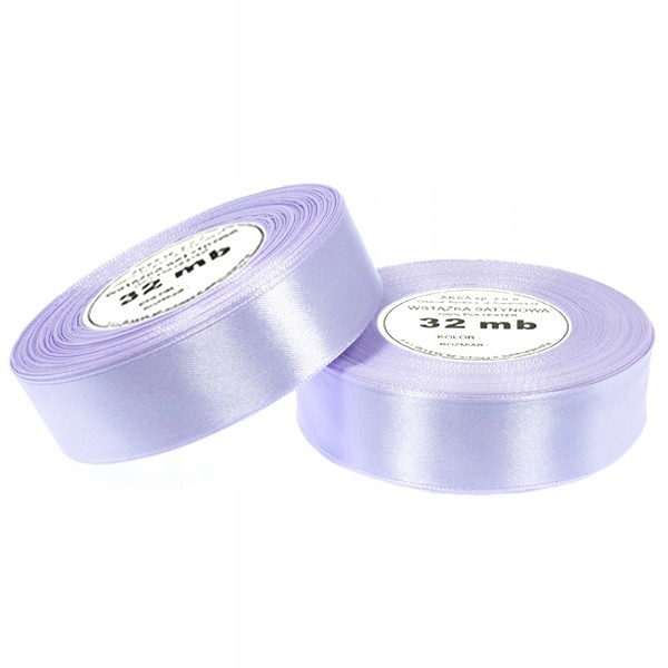 

Wstążki wstążka tasiemka satynowa lila 25mm 32mb