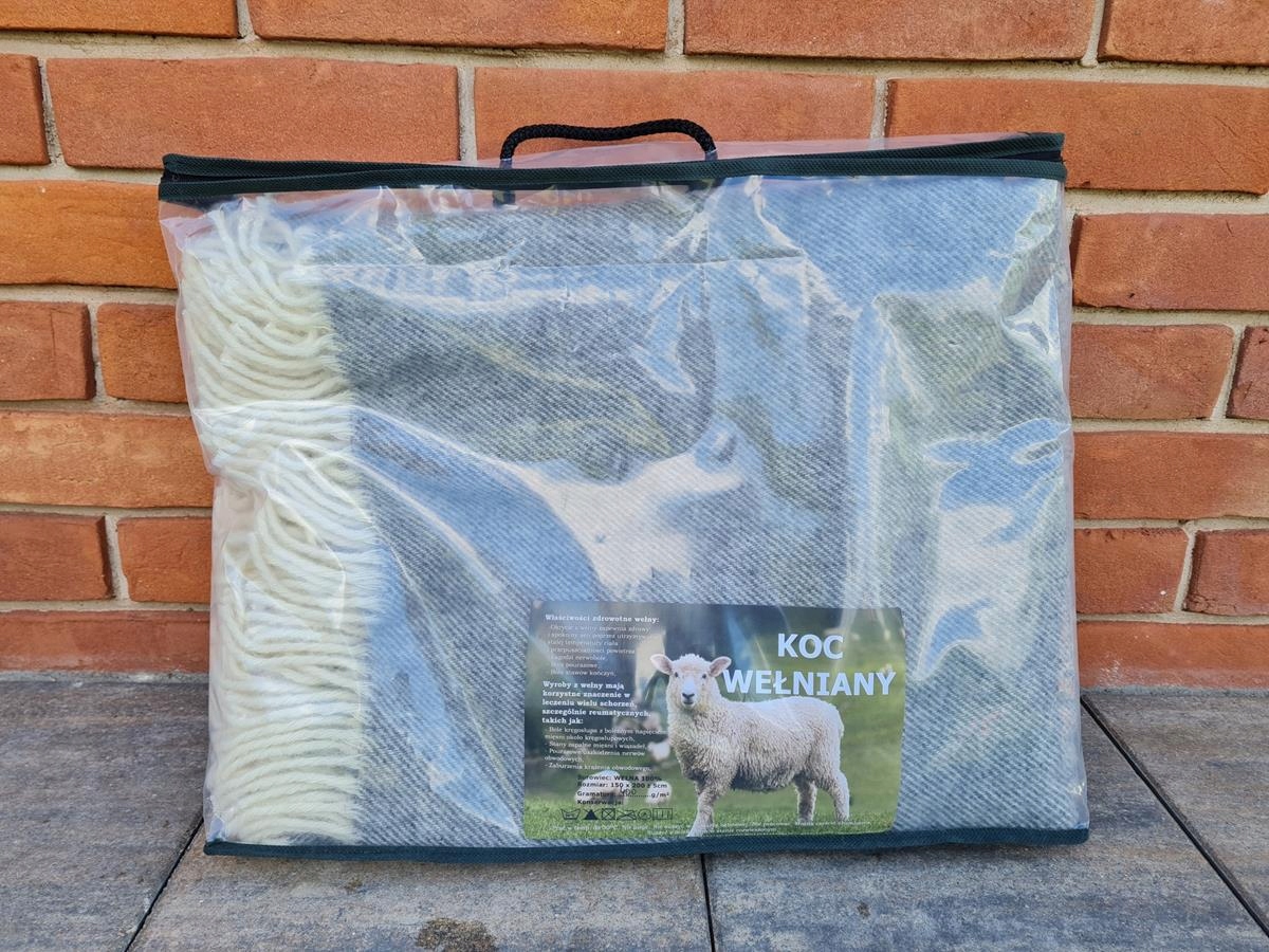 Vlněná deka s třásněmi 150x200 Diagonal novozélandská vlna grafit