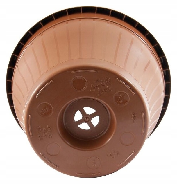 Doniczka wisząca fi 25 cm + hak Interplast Kolor biały