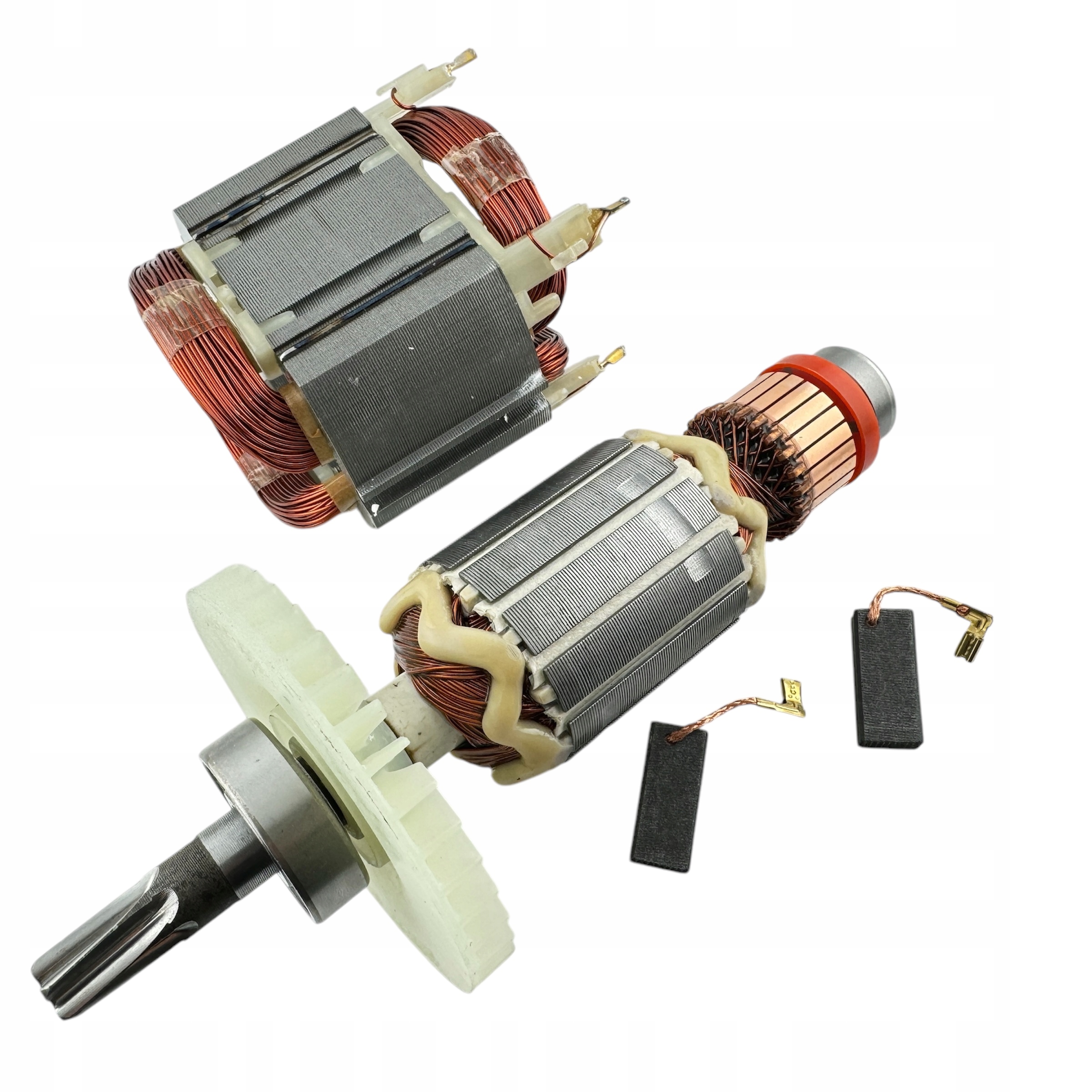 Rotor Makita HM0870C HM0871C Hm 0870 Hm 0871 ložiskové kartáče magnet stojan