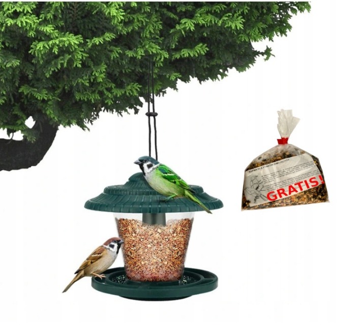 

Karmnik Dla Ptaków Zielony