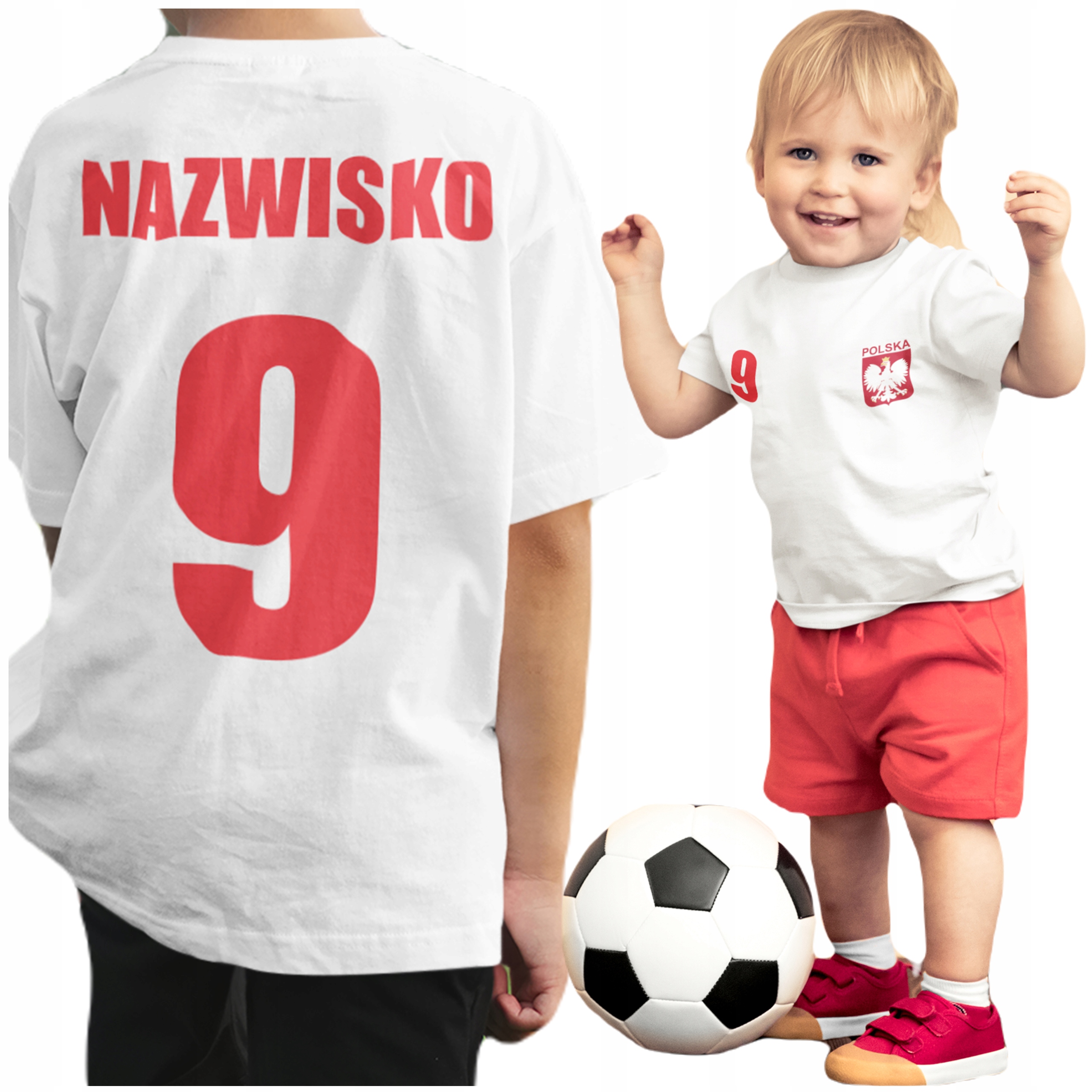 

Koszulka Dziecięca Reprezentacji Polski Nadruk