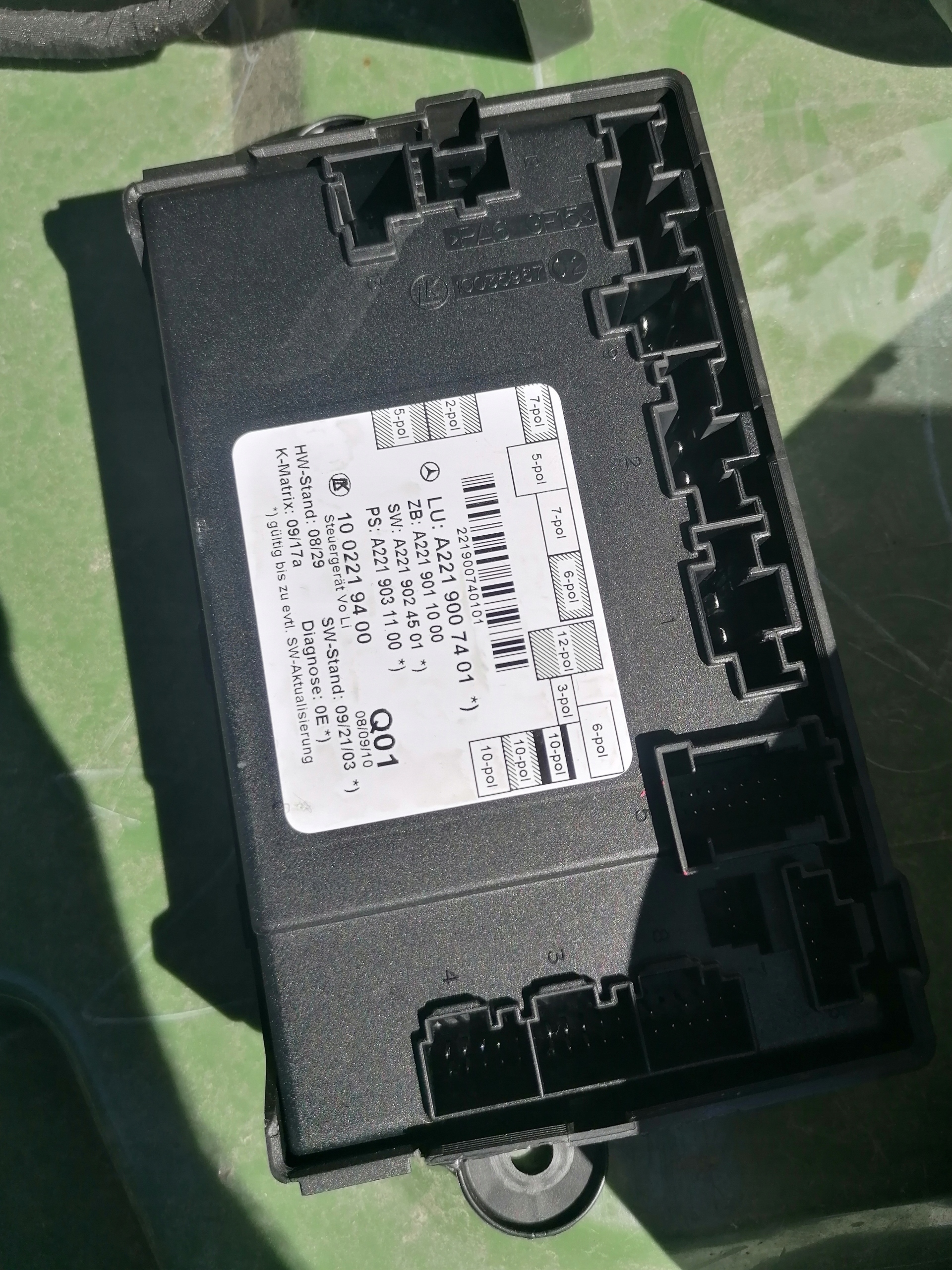 MERCEDES W221 LIFT MODUL DRZWI PRZOD STEROWNIK