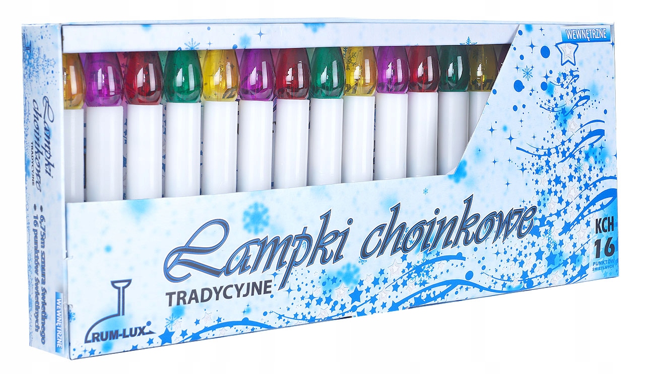 

Tradycyjne lampki choinkowe świeczki KCH-3 Prl