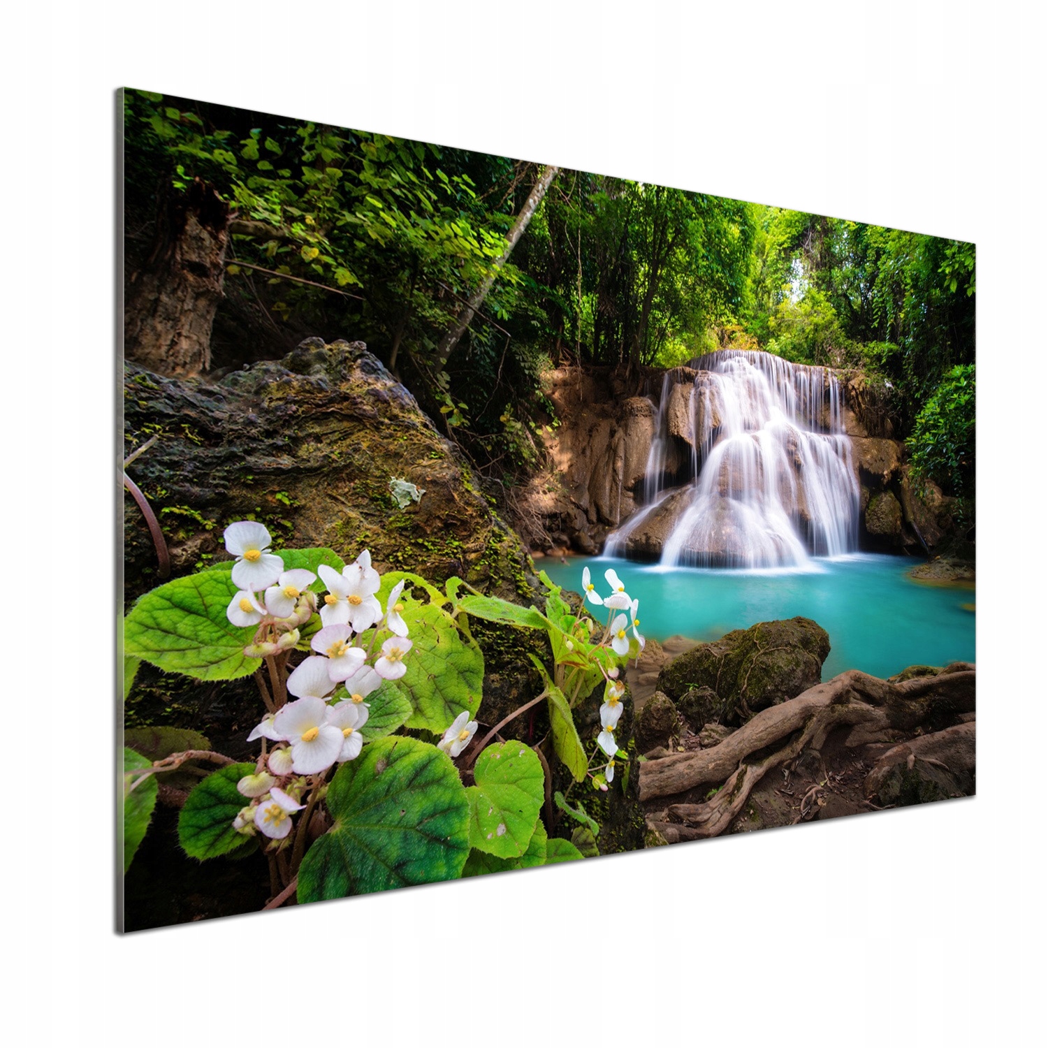 Panel do kuchyne Vodopád Thajsko 100x70 Lepidlo