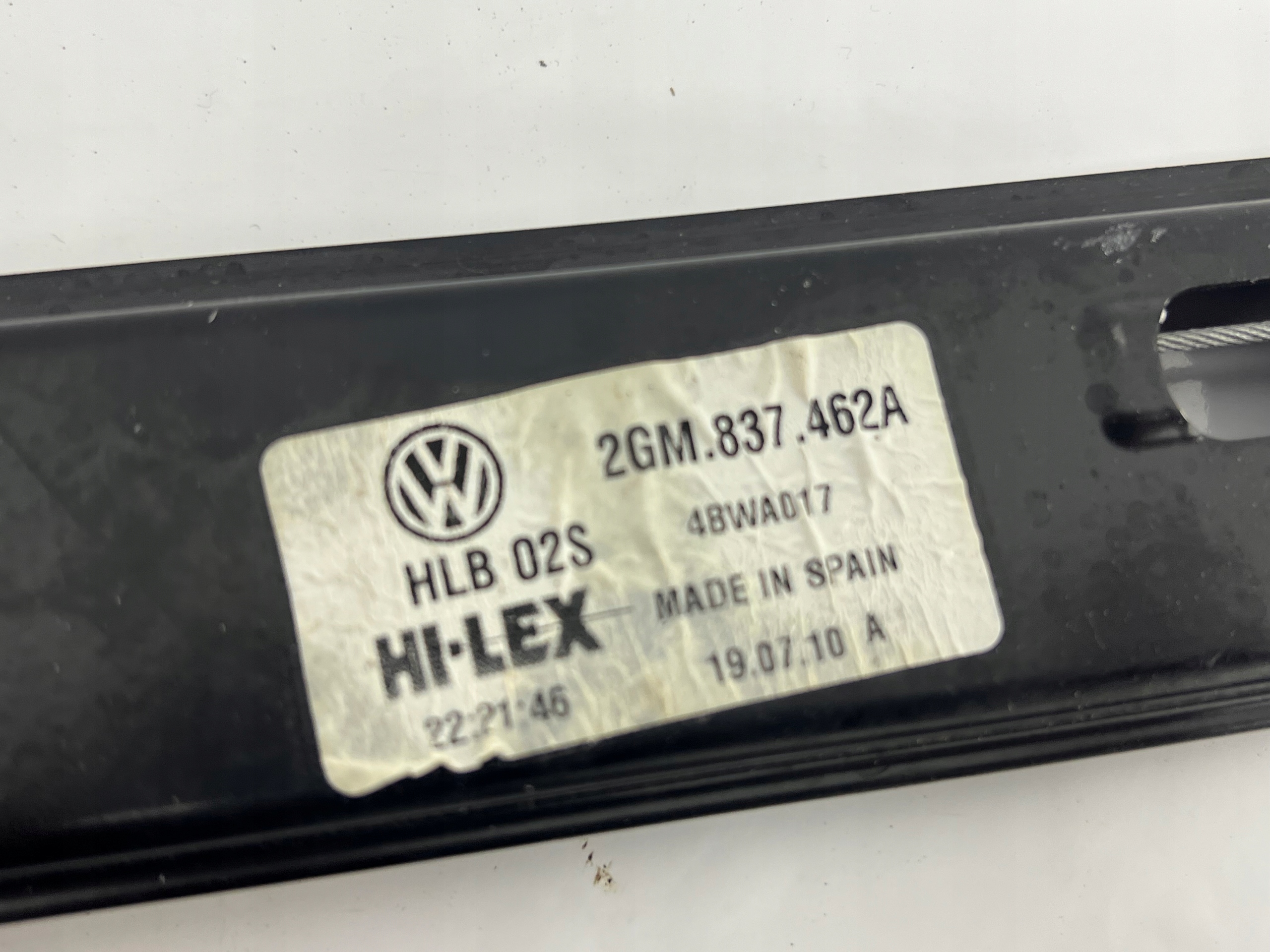VW T-CROSS window regulator right front front 5D 2GM837462A 2Q2959406B