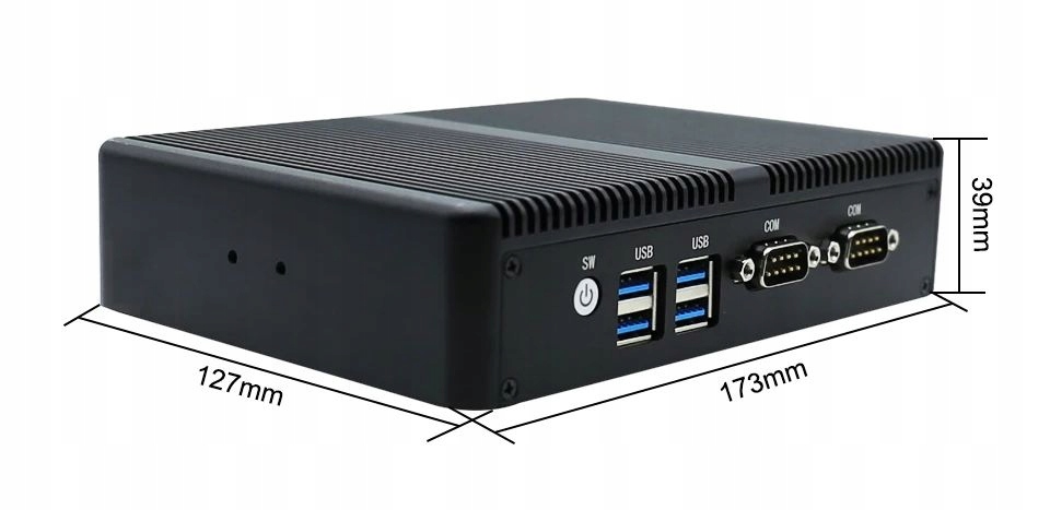 Mini PC fanless M3 2955U VGA HDMI LAN RS USB Linux/Windows/Router Model M3