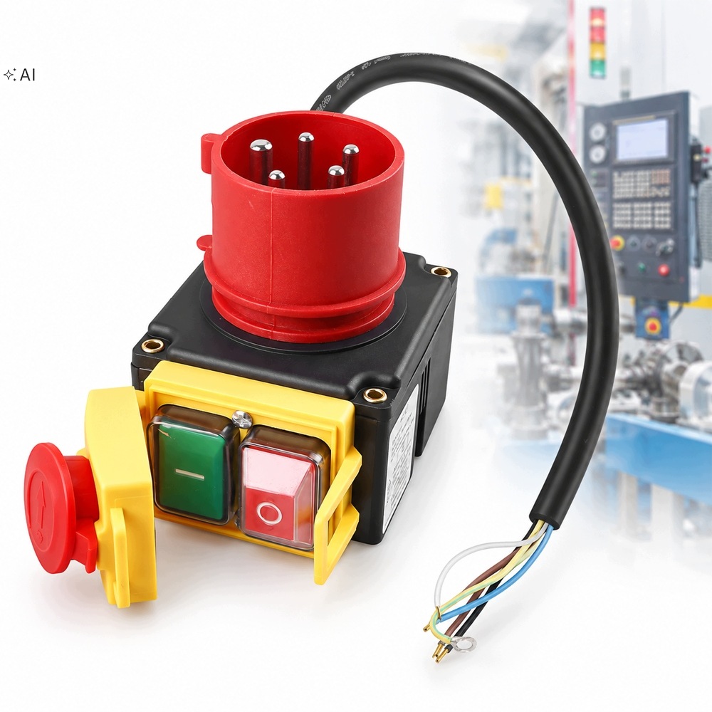 Rojfázový silový spínač strojový 400V 16A pro motor