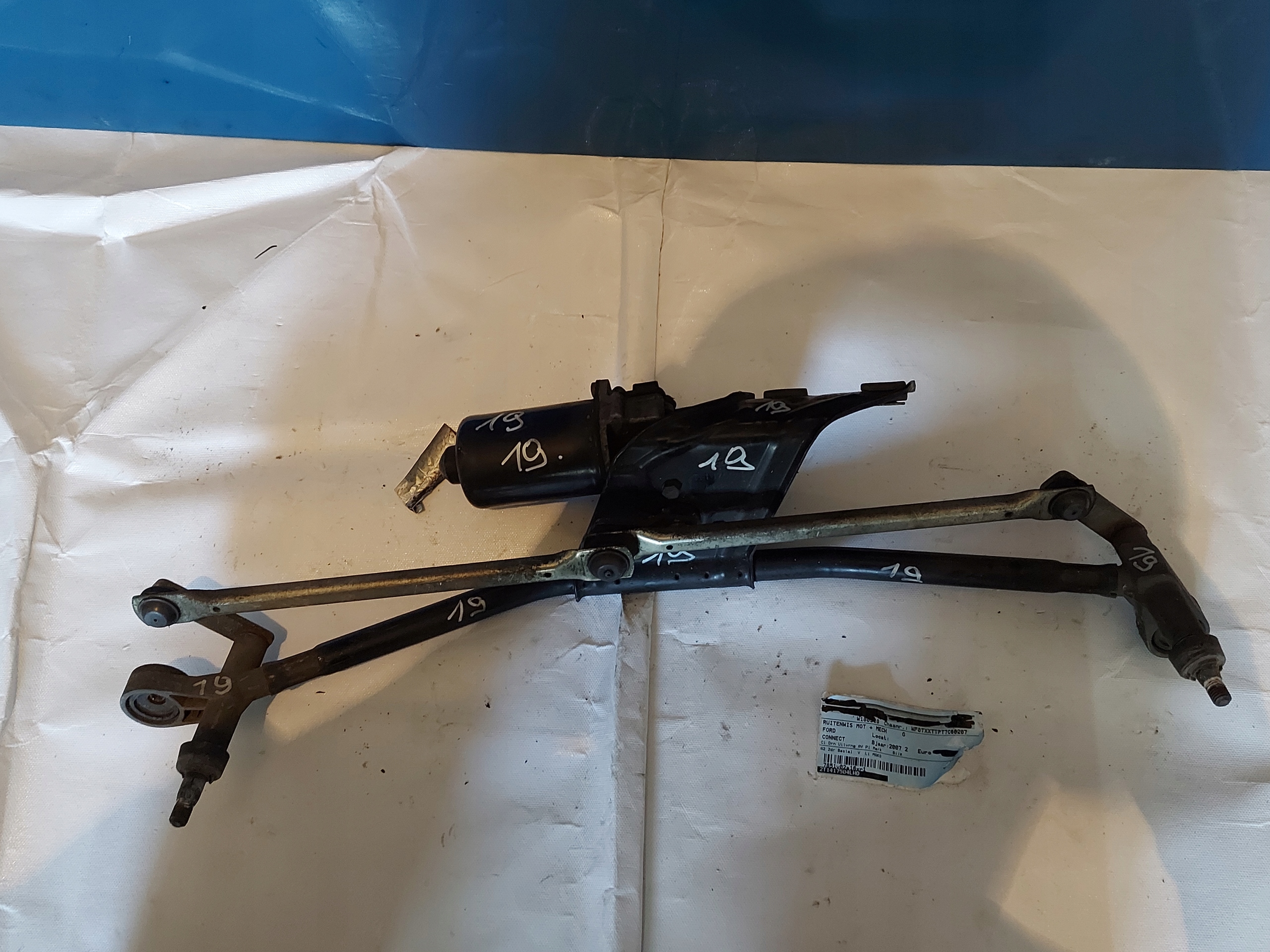 wiper mechanism FORD CONNECT 2T14-17504-AK front