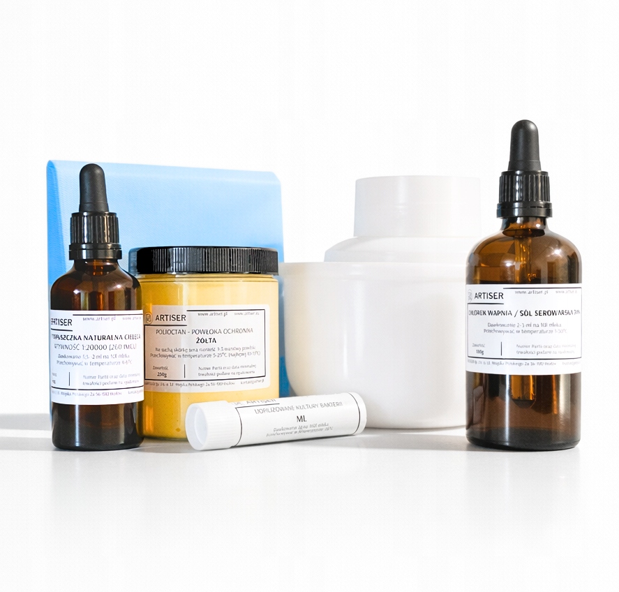 Levně Sýrová sada na sýr gouda s přírodním syřidlem recept